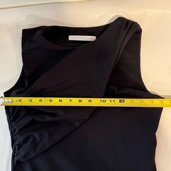 SUSANA MONACO asymmetric hearts dress | large | mini | black | anthropologie - Picture 10 of 13